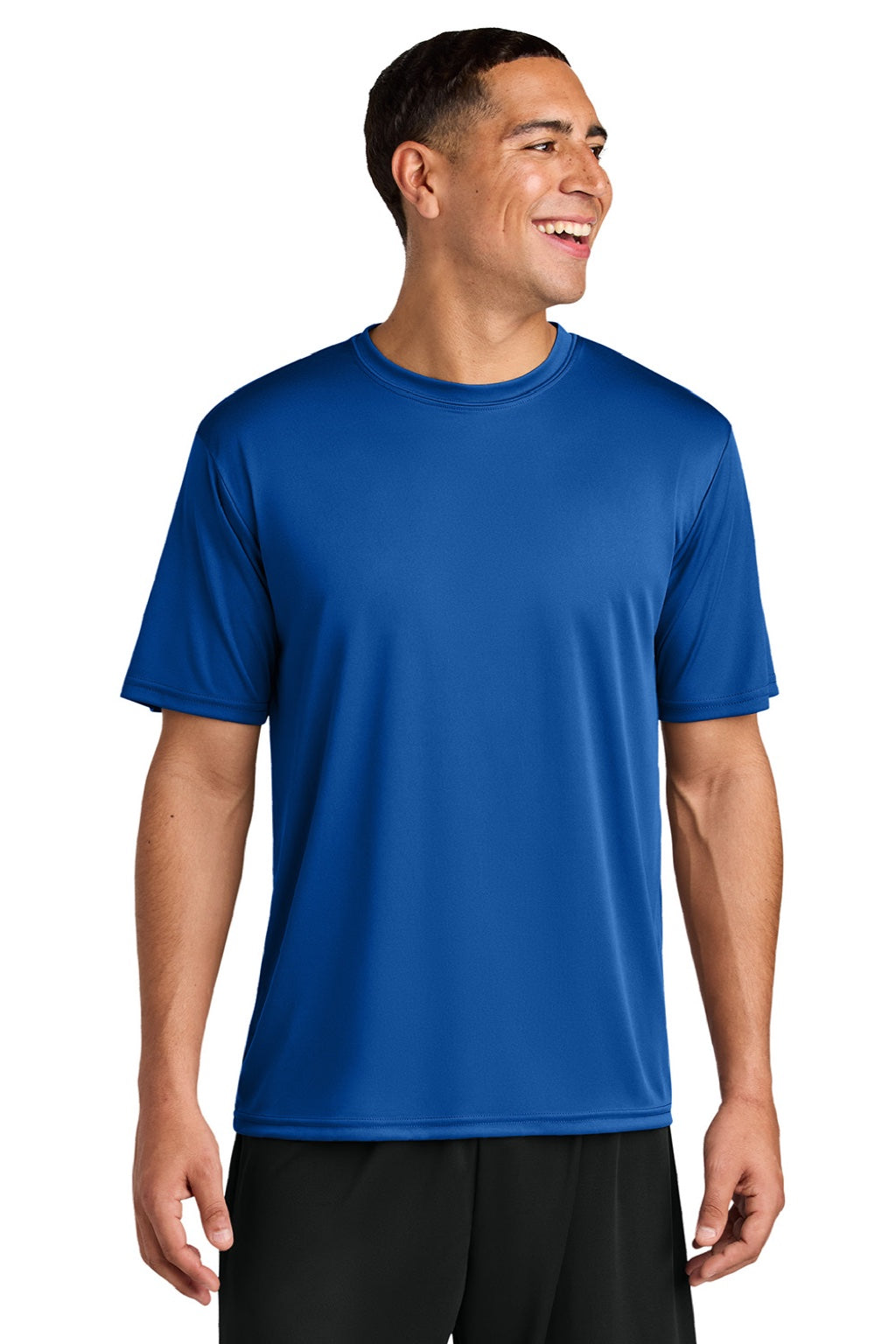 Straight Up Tour Tee 青　XL A4 A4N3142 Mens Royal Blue Performance Moisture Wicking Short