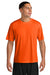 A4 A4N3142 Mens Performance Moisture Wicking Short Sleeve Crewneck T-Shirt Safety Orange Model Front