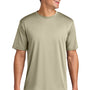 A4 Mens Performance Moisture Wicking Short Sleeve Crewneck T-Shirt - Sand