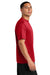 A4 A4N3142 Mens Performance Moisture Wicking Short Sleeve Crewneck T-Shirt Scarlet Red Model Side