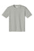 A4 A4N3142 Mens Performance Moisture Wicking Short Sleeve Crewneck T-Shirt Silver Grey Flat Front