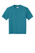 A4 A4N3142 Mens Performance Moisture Wicking Short Sleeve Crewneck T-Shirt Teal Blue Flat Front