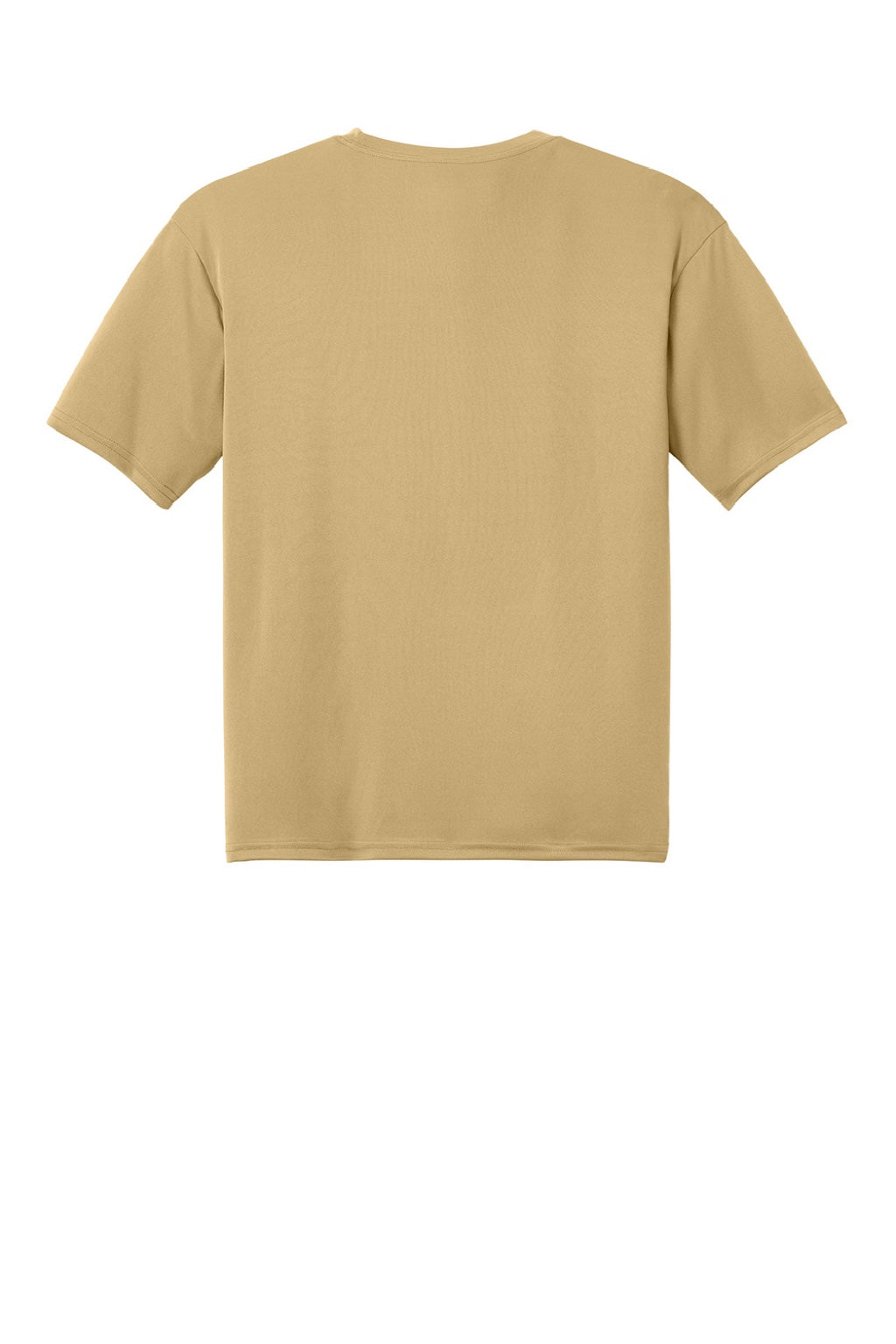 A4 A4N3142 Mens Performance Moisture Wicking Short Sleeve Crewneck T-Shirt Vegas Gold Flat Back