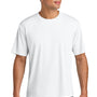 A4 Mens Performance Moisture Wicking Short Sleeve Crewneck T-Shirt - White