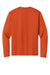 A4 A4N3165 Mens Performance Moisture Wicking Long Sleeve Crewneck T-Shirt Athletic Orange Flat Back