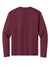 A4 A4N3165 Mens Performance Moisture Wicking Long Sleeve Crewneck T-Shirt Cardinal Red Flat Back