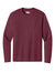 A4 A4N3165 Mens Performance Moisture Wicking Long Sleeve Crewneck T-Shirt Cardinal Red Flat Front