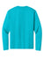 A4 A4N3165 Mens Performance Moisture Wicking Long Sleeve Crewneck T-Shirt Electric Blue Flat Back
