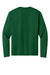 A4 A4N3165 Mens Performance Moisture Wicking Long Sleeve Crewneck T-Shirt Forest Green Flat Back