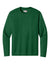 A4 A4N3165 Mens Performance Moisture Wicking Long Sleeve Crewneck T-Shirt Forest Green Flat Front