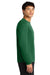 A4 A4N3165 Mens Performance Moisture Wicking Long Sleeve Crewneck T-Shirt Forest Green Model Side