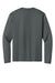 A4 A4N3165 Mens Performance Moisture Wicking Long Sleeve Crewneck T-Shirt Graphite Grey Flat Back
