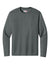 A4 A4N3165 Mens Performance Moisture Wicking Long Sleeve Crewneck T-Shirt Graphite Grey Flat Front