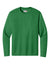 A4 A4N3165 Mens Performance Moisture Wicking Long Sleeve Crewneck T-Shirt Kelly Green Flat Front