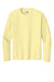 A4 A4N3165 Mens Performance Moisture Wicking Long Sleeve Crewneck T-Shirt Light Yellow Flat Front