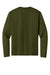 A4 A4N3165 Mens Performance Moisture Wicking Long Sleeve Crewneck T-Shirt Military Green Flat Back