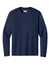 A4 A4N3165 Mens Performance Moisture Wicking Long Sleeve Crewneck T-Shirt Navy Blue Flat Front