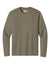 A4 A4N3165 Mens Performance Moisture Wicking Long Sleeve Crewneck T-Shirt Olive Green Flat Front