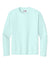 A4 A4N3165 Mens Performance Moisture Wicking Long Sleeve Crewneck T-Shirt Pastel Blue Flat Front