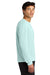 A4 A4N3165 Mens Performance Moisture Wicking Long Sleeve Crewneck T-Shirt Pastel Blue Model Side