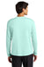 A4 A4N3165 Mens Performance Moisture Wicking Long Sleeve Crewneck T-Shirt Pastel Mint Model Back