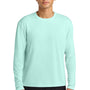A4 Mens Performance Moisture Wicking Long Sleeve Crewneck T-Shirt - Pastel Mint