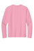 A4 A4N3165 Mens Performance Moisture Wicking Long Sleeve Crewneck T-Shirt Pink Flat Back