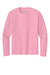 A4 A4N3165 Mens Performance Moisture Wicking Long Sleeve Crewneck T-Shirt Pink Flat Front