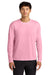 A4 A4N3165 Mens Performance Moisture Wicking Long Sleeve Crewneck T-Shirt Pink Model Front