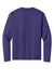 A4 A4N3165 Mens Performance Moisture Wicking Long Sleeve Crewneck T-Shirt Purple Flat Back