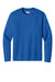 A4 A4N3165 Mens Performance Moisture Wicking Long Sleeve Crewneck T-Shirt Royal Blue Flat Front
