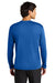 A4 A4N3165 Mens Performance Moisture Wicking Long Sleeve Crewneck T-Shirt Royal Blue Model Back