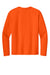 A4 A4N3165 Mens Performance Moisture Wicking Long Sleeve Crewneck T-Shirt Safety Orange Flat Back