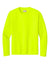 A4 A4N3165 Mens Performance Moisture Wicking Long Sleeve Crewneck T-Shirt Safety Yellow Flat Front