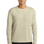 A4 Mens Performance Moisture Wicking Long Sleeve Crewneck T-Shirt - Sand