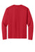 A4 A4N3165 Mens Performance Moisture Wicking Long Sleeve Crewneck T-Shirt Scarlet Red Flat Back