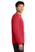 A4 A4N3165 Mens Performance Moisture Wicking Long Sleeve Crewneck T-Shirt Scarlet Red Model Side
