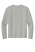 A4 A4N3165 Mens Performance Moisture Wicking Long Sleeve Crewneck T-Shirt Silver Grey Flat Back