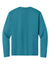 A4 A4N3165 Mens Performance Moisture Wicking Long Sleeve Crewneck T-Shirt Teal Green Flat Back