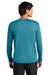 A4 A4N3165 Mens Performance Moisture Wicking Long Sleeve Crewneck T-Shirt Teal Green Model Back