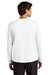 A4 A4N3165 Mens Performance Moisture Wicking Long Sleeve Crewneck T-Shirt White Model Back
