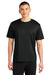 A4 A4N3402 Mens Sprint Performance Moisture Wicking Short Sleeve Crewneck T-Shirt Black Model Front