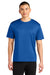 A4 A4N3402 Mens Sprint Performance Moisture Wicking Short Sleeve Crewneck T-Shirt Royal Blue Model Front