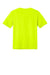 A4 A4N3402 Mens Sprint Performance Moisture Wicking Short Sleeve Crewneck T-Shirt Safety Yellow Flat Back