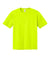 A4 A4N3402 Mens Sprint Performance Moisture Wicking Short Sleeve Crewneck T-Shirt Safety Yellow Flat Front