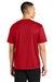 A4 A4N3402 Mens Sprint Performance Moisture Wicking Short Sleeve Crewneck T-Shirt Scarlet Red Model Back