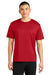 A4 A4N3402 Mens Sprint Performance Moisture Wicking Short Sleeve Crewneck T-Shirt Scarlet Red Model Front