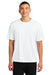 A4 A4N3402 Mens Sprint Performance Moisture Wicking Short Sleeve Crewneck T-Shirt White Model Front