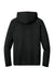A4 A4N3409 Mens Performance Moisture Wicking Long Sleeve Hooded T-Shirt Hoodie Black Flat Back