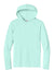 A4 A4N3409 Mens Performance Moisture Wicking Long Sleeve Hooded T-Shirt Hoodie Pastel Mint Flat Front